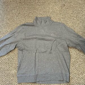 Vineyard Vines Size Large 100% Pima Cotton Quarterzip sweatshirt